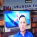 Ketua Umum Partai Demokrat Agus Harimurti Yudhoyono saat menyampaikan semangat secara virtual terhadap Musyawarah Daerah Demokrat Papua Barat, Selasa (9/11/2021). (MASAPNEWS/ANT)