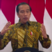 Presiden Jokowi dalam seminar Kompas100 CEO Forum disaksikan di Jakarta, Kamis. (MASAPNEWS/ANT/Tangkapan layar)