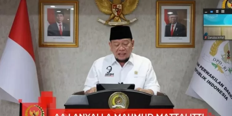 Ketua DPD RI AA La Nyalla Mahmud Mattalitti. (MASAPNEWS/ANT/HO-DPD RI)