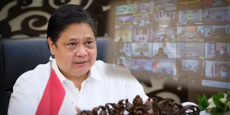 Menteri Koordinator Bidang Perekonomian Ketua Komite Penanganan COVID-19 dan Pemulihan Ekonomi Nasional (KPC-PEN) Airlangga Hartarto. ANTARA/HO-Kemenko Perekonomian/pri. (MASAPNEWS/ANT/HO-Kemenko Perekonomian)