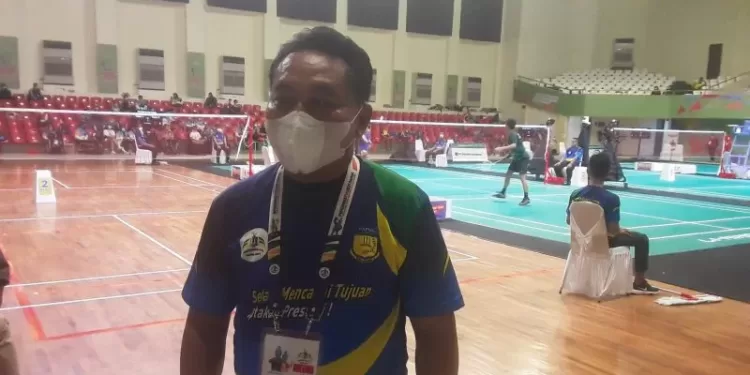 Ketua panpel bulutangkis Peparnas XVI Papua Kamino S.Pd, MM. (MASAPNEWS/ANT)