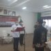 Suasana pengukuhan Duta Anti Narkotika Kabupaten Gumas, di ruang rapat lantai 1 kantor bupati, Rabu (3/11/2021). (MASAPNEWS/GCM)