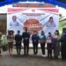 Bupati Gumas Jaya S Monong bersama Wabup yang juga Ketua GOW Kabupaten Gumas Efrensia L.P Umbing dan lainnya saat menghadiri festival kuliner pangan lokal di Desa Wisata Hurung Bunut, Kecamatan Kurun, Senin (8/11/2021). (Foto : Protokol dan Perjalanan Setda Gumas)