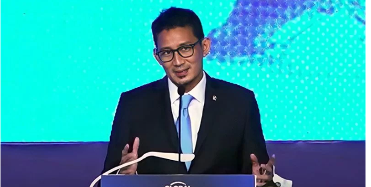 Tangkapan layar Menteri Pariwisata dan Ekonomi Kreatif, Sandiaga Uno. ANTARA/YouTube Kementerian Pariwisata dan Ekonomi Kreatif