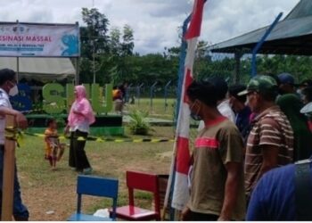 Projo Gelar Vaksinasi Massal, Sasar Karyawan Kebun dan Warga Desa