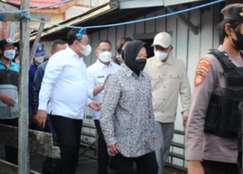 Mensos RI Tinjau Lokasi Terdampak Banjir di Palangka Raya