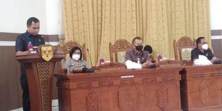 Ketua Fraksi NasDem-Hanura DPRD Kabupaten Gumas, Evandi. (IST)