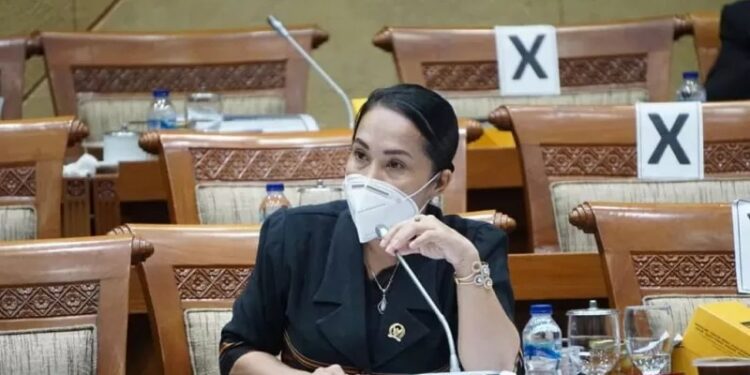 Anggota DPR RI dari Fraksi NasDem Ratu Ngadu Bonu Wulla. (MASAPNEWS/ANT/HO-DPP NasDem)