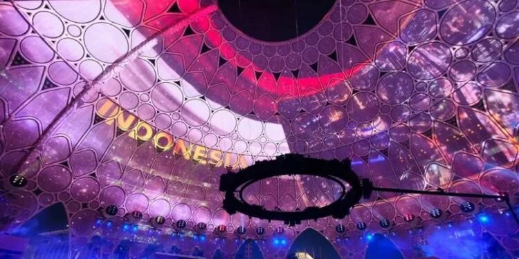 Suasana National Day Indonesia pada pameran Dubai Expo 2020 pada Kamis (4/11/2021) (MASAPNEWS/ANT/HO-Kemenko Perekonomian)