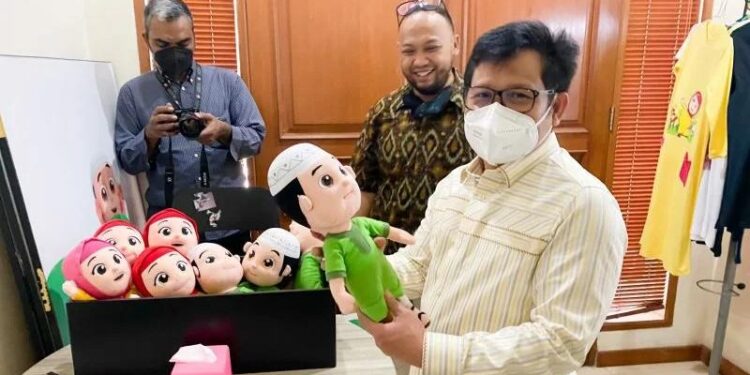 Wakil Ketua DPR RI Abdul Muhaimin Iskandar (Gus Muhaimin) kunjungan dadakan ke rumah produksi Nussa di kawasan Cipete, Jakarta Selatan. (MASAPNEWS/ANT/HO-DPR RI)