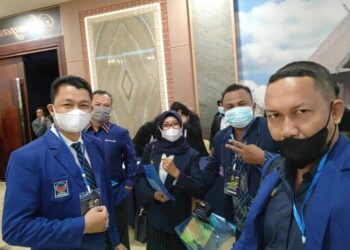 Ketua DPD Partai NasDem Lamandau Riko Porwanto, S.STP saat menghadiri Rakorwil di Palangkaraya belum lama ini
