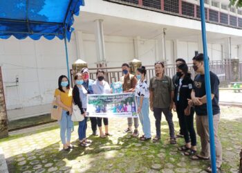 Peduli Banjir Palangka Raya  PT. HPL dan KEPPEMA Kabupaten Gunung Mas Lakukan Bantuan Sosial