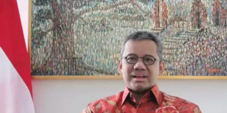 Dokumentasi. Wakil Menteri Keuangan Suahasil Nazara dalam Webinar Majalah Pajak di Jakarta, Rabu (24/11/2021). (MASAPNEWS/ANT)