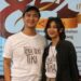 Artis Morgan Oey dan Sheila Dara saat melakukan kunjungan sekaligus promosi film 'Teka-Teki Tika' ke Kantor LKBN ANTARA Biro Jatim di Surabaya, Sabtu (18/12/2021). (MASAPNEWS/ANT)