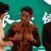 Wakil Dubes RI di Beijing Dino R Kusnadi memaparkan keunggulan kopi Indonesia di ajang bazaar amal internasional yang digelar Kementerian Luar Negeri China (MFA). (MASAPNEWS/ANT/Istimewa)