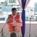 Menteri Koordinator Bidang Kemaritiman dan Investasi Luhut Binsar Pandjaitan dalam acara peninjauan proyek Jalan Tol Becakayu Seksi II A Ujung di Bekasi, Jawa Barat, Jumat (24/12/2021). (MASAPNEWS/ANT)