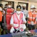 Menteri Perhubungan Budi Karya Sumadi (tengah) hadir ke Terminal Penumpang Nusantara Pura Pelabuhan Tanjung Priok Jakarta, untuk melepas keberangkatan kapal KM Sabuk Nusantara 73 ke Pelabuhan Saumlaki, Provinsi Maluku, pada Sabtu (25/12/2021). (MASAPNEWS/ANT/HO-Kementerian Perhubungan)