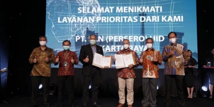PLN gelar pertemuan kosumen prioritas membentuk kawasan zero down time melalui layanan listrik premium. (MASAPNEWS/ANT/HO-PLN)