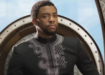 Chadwick Boseman sebagai T'challa / Black Panther dalam "Black Panther" (2018). (IMDB/Marvel Studios)