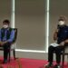 Direktur Jenderal Informasi dan Komunikasi Publik Kementerian Komunikasi dan Informatika Usman Kansong (kanan) dan Ketua Bidang Perubahan Perilaku Satgas Penanganan COVID-19 Sonny Harry B Harmadi dalam media gathering di Swiss-Belhotel Serpong, Tangerang Selatan, Banten, Rabu (29/12/2021). (MASAPNEWS/ANT)