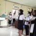 Kades Tanjung Riu Walter S Sindi melantik Andriani Yusepa sebagai Kasi Pelayanan, di kantor desa setempat, Rabu (29/12/2021). (MASAPNEWS/GCM)