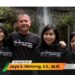Bupati Gumas Jaya S Monong dan istri Mimie Mariatie Jaya S Monong dan buah hati mengisi akhir pekan dengan mengunjungi Air Terjun Batu Mahasur di Kuala Kurun, Kecamatan Kurun, baru-baru ini. (IST)