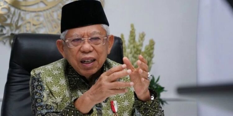 Wakil Presiden Ma'ruf Amin di kediaman resmi wapres Jakarta. (MASAPNEWS/ANT/HO-Setwapres)
