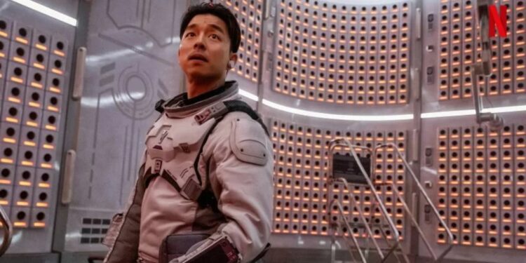 Gong Yoo dalam "The Silent Sea" (MASAPNEWS/ANT/Twitter @netflixkr)