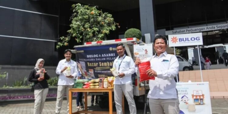PT Asabri (Persero) dan Perum Bulog mengawali 2022 dengan berkolaborasi mengembangkan jaringan Rumah Pangan Kita (RPK) kepada peserta Asabri di seluruh Indonesia. (MASAPNEWS/ANT/HO-Asabri)