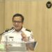 Tangkapan layar Analis Kebijakan Ahli Madya Direktorat Hukum Badan Keamanan Laut (Bakamla) Kolonel Bakamla Hudiansyah Is Nursal menyampaikan paparan dalam seminar nasional bertajuk “Peran Penegakan Hukum di Laut dalam Mensukseskan Indonesia sebagai Poros Maritim” yang disiarkan secara langsung di kanal YouTube Official UKI Jakarta, Rabu (12/1/2022). (MASAPNEWS/ANT)