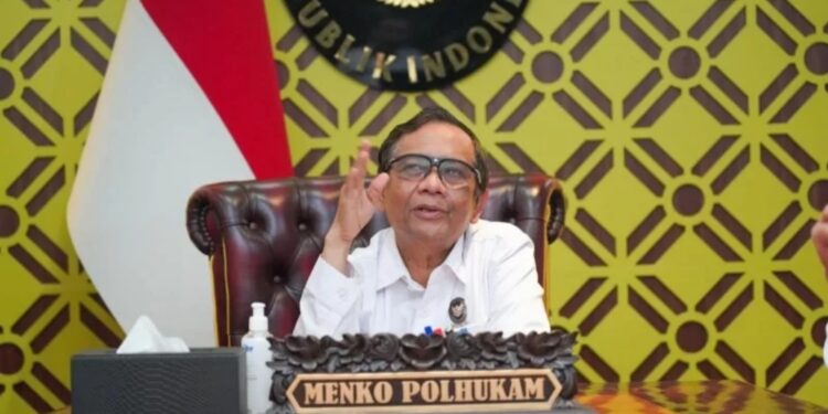 Menko Polhukam Mahfud MD. (MASAPNEWS/ANT/HO-Humas Kemenko Polhukam)