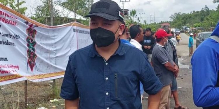 Wakil Ketua Komisi II DPRD Kabupaten Gunung Mas, Evandi Juang.
