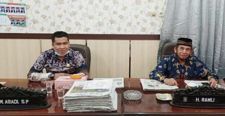 Ketua Badan Kehormatan DPRD Kotawaringin Timur Muhammad Abadi dan Wakil Ketua Badan Kehormatan Hai Ramli. (IST)