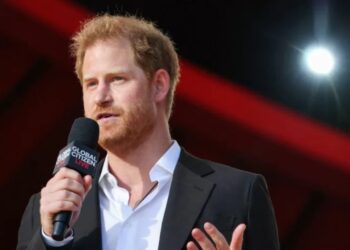 Pangeran Harry di 2021 Global Citizen Live concert, Central Park, New York, AS, 25 September 2021. (MASAPNEWS/ANT/REUTERS)