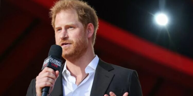 Pangeran Harry di 2021 Global Citizen Live concert, Central Park, New York, AS, 25 September 2021. (MASAPNEWS/ANT/REUTERS)