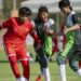 Pertandingan sepak bola yang diikuti oleh atlet Special Olympic Indonesia (merah). (MASAPNEWS/ANT/HO-Special Olympic Indonesia)