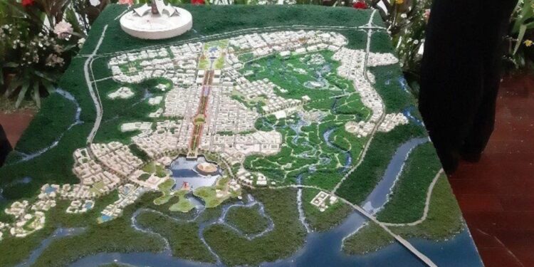 Arsip foto - Gagasan desain Nagara Rimba Nusa ditetapkan sebagai pemenang terbaik pertama Sayembara Gagasan Desain Kawasan Ibukota baru Negara atau IKN oleh Kementerian PUPR di Jakarta, Senin (23/12/2019). (MASAPNEWS/ANT)