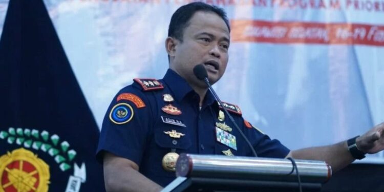 Dirjen Pengawasan Sumber Daya Kelautan dan Perikanan KKP Laksamana Muda TNI Adin Nurawaluddin. (MASAPNEWS/ANT/HO-KKP)