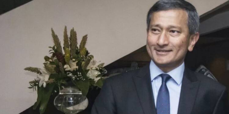 Arsip foto - Menteri Luar Negeri Singapura Vivian Balakrishnan di kantor Kementerian Luar Negeri Jakarta. (MASAPNEWS/ANT)