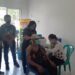 Wabup Gumas Efrensia L.P Umbing memantau pelaksanaan vaksinasi COVID-19 di Puskesmas Tampang Tumbang Anjir Kecamatan Kurun, Sabtu (26/2/2022). (MASAPNEWS/GCM)