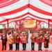 Presiden Jokowi menghadiri pembukaan Rapat Pimpinan TNI dan POLRI Tahun 2022 di Mabes TNI Cilangkap, Jakarta Timur pada Selasa (1/3/2022). (MASAPNEWS/ANT)