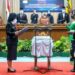 Ketua DPRD Kotawaringin Timur Rinie memimpin pelantikan dan pengambilan sumpah janji pergantian antar waktu anggota DPRD, Memei Wulandari, Jumat (11/3/2022). (MASAPNEWS/ANT/HO-DPRD Kotim)