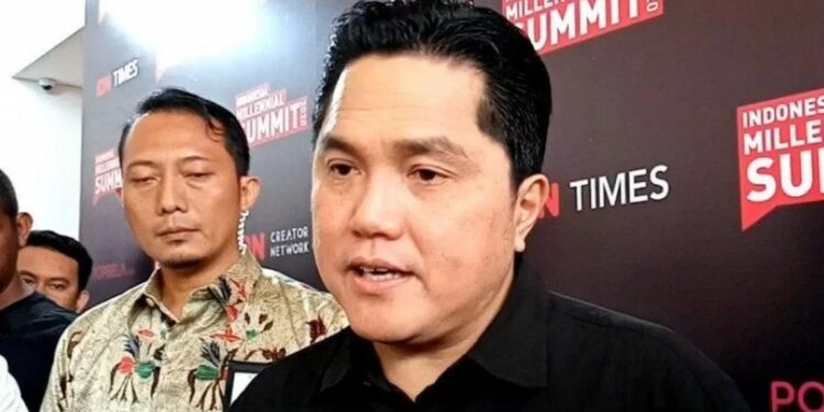 Menteri BUMN Erick Thohir. (MASAPNEWS/ANT)