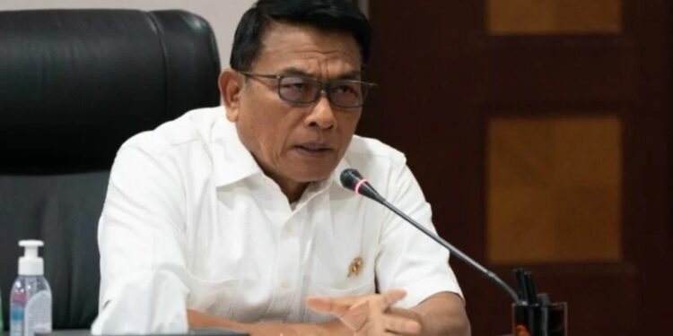 Kepala Staf Kepresidenan RI Moeldoko saat menerima audensi Koalisi Sipil Pengesahan RUU PPRT di Gedung Bina Graha Jakarta, Senin (14/3/2022). (MASAPNEWS/ANT/HO-KSP)