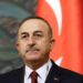 Arsip - Menteri Luar Negeri Turki Mevlut Cavusoglu menghadiri konferensi pers setelah berbicara dengan mitranya dari Rusia Sergei Lavrov di Moskow, Rusia, 16 Maret 2022. (MASAPNEWS/ANT/Reuters/Maxim Shemetov)