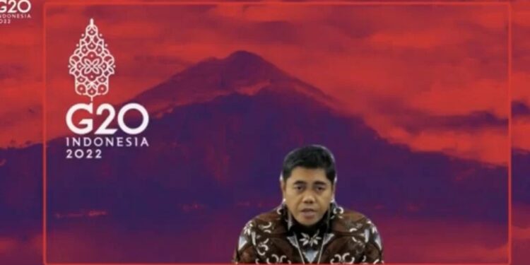 Direktur Jenderal Ketahanan, Perwilayahan dan Akses Industri Internasional (KPAII) Kementerian Perindustrian Eko SA Cahyanto. (MASAPNEWS/ANT/ Tangkapan Layar Aplikasi Youtube)