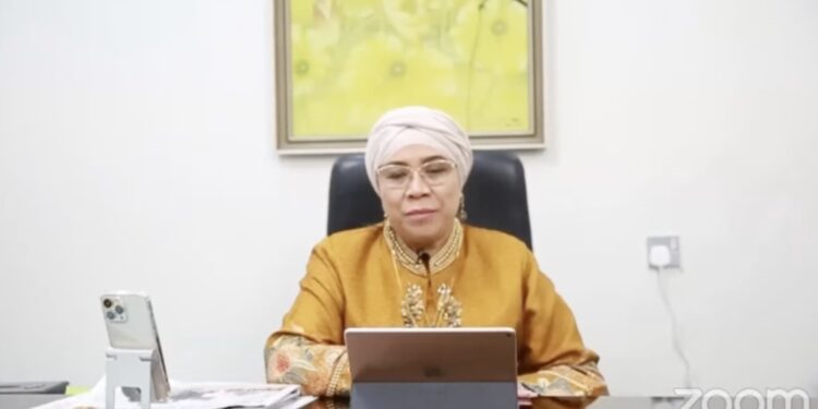 Tangkapan layar - Koordinator Maju Perempuan Indonesia Lena Maryana Mukti. (MASAPNEWS/ANT)