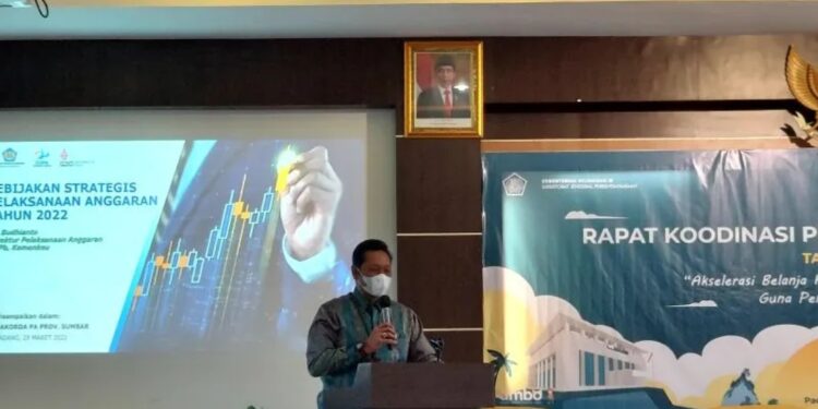 Direktur Pelaksana Anggaran Kantor Pusat Direktorat Jenderal Perbendaharaan Kementerian Keuangan Tri Budhianto (MASAPNEWS/ANT)