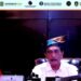 Menko Kemaritiman dan Investasi Luhut Binsar Pandjaitan saat menyampaikan sambutannya secara virtual dalam Pembukaan Gernas BBI Kepri Gebyar Melayu Pesisir, Rabu (30/3/2022). (MASAPNEWS/ANT/Youtube ANTARA News)