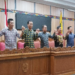 Koalisi lima fraksi saat menyampaikan protes terhadap keputusan Ketua DPRD setempat terkait penundaan semua kegiatan, Selasa (1/3/2022). (ANT)